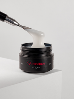 Gemstone Гель моделирующий Hema free, 30 мл Milky молочный