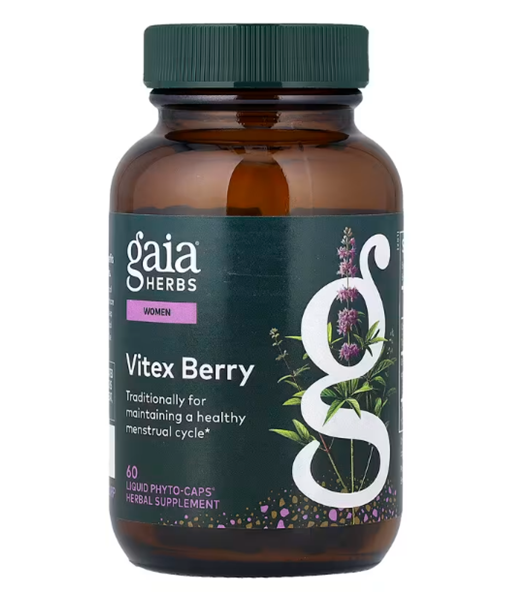 Gaia Herbs, ягоды витекса для женщин, 60 caps.