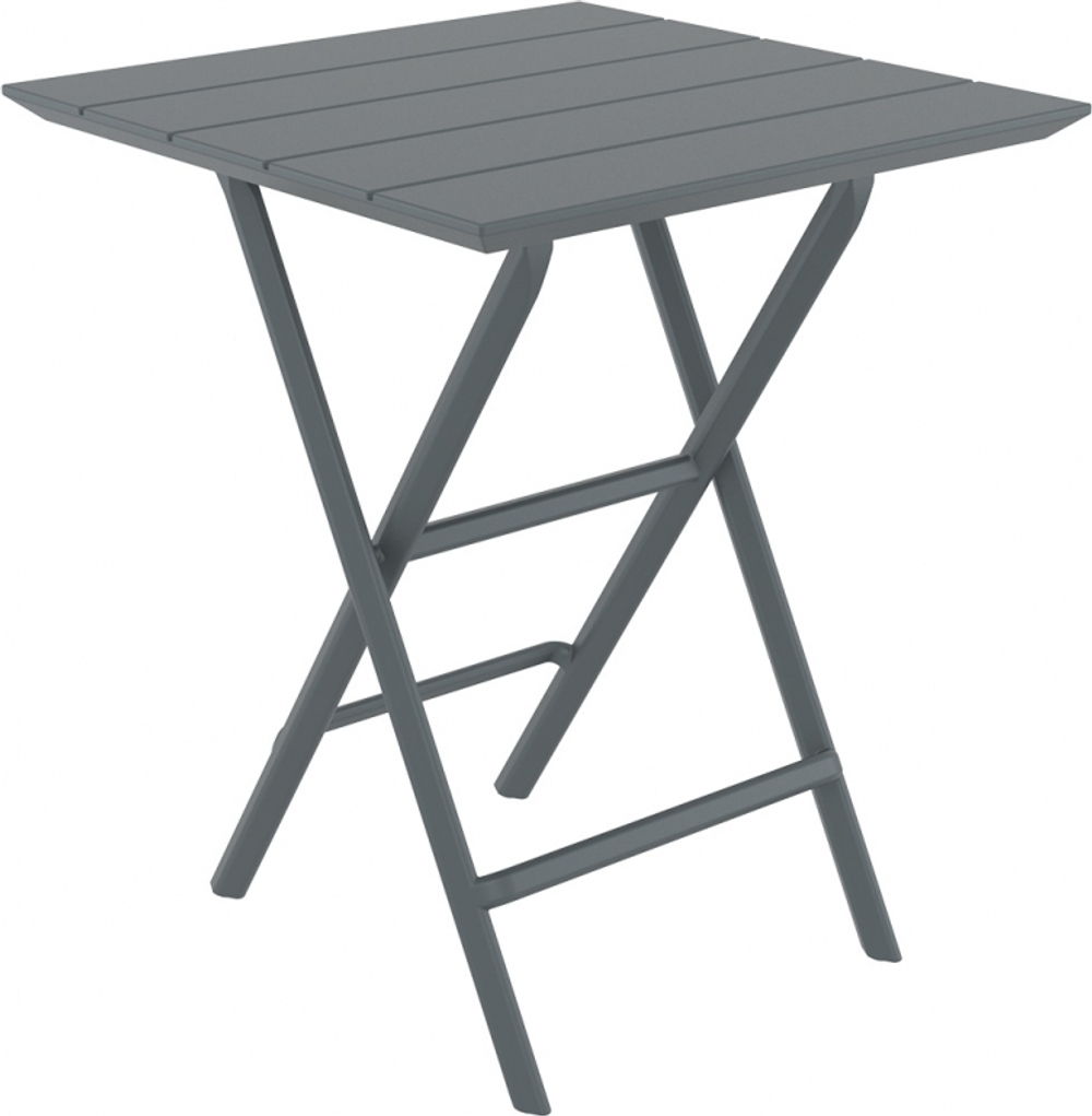 Стол пластиковый складной Siesta Contract Helen Folding Table 60, темно-серый