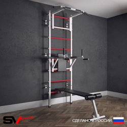 Шведская стенка Sv Sport (Турник стандарт/Брусья/Скамья)