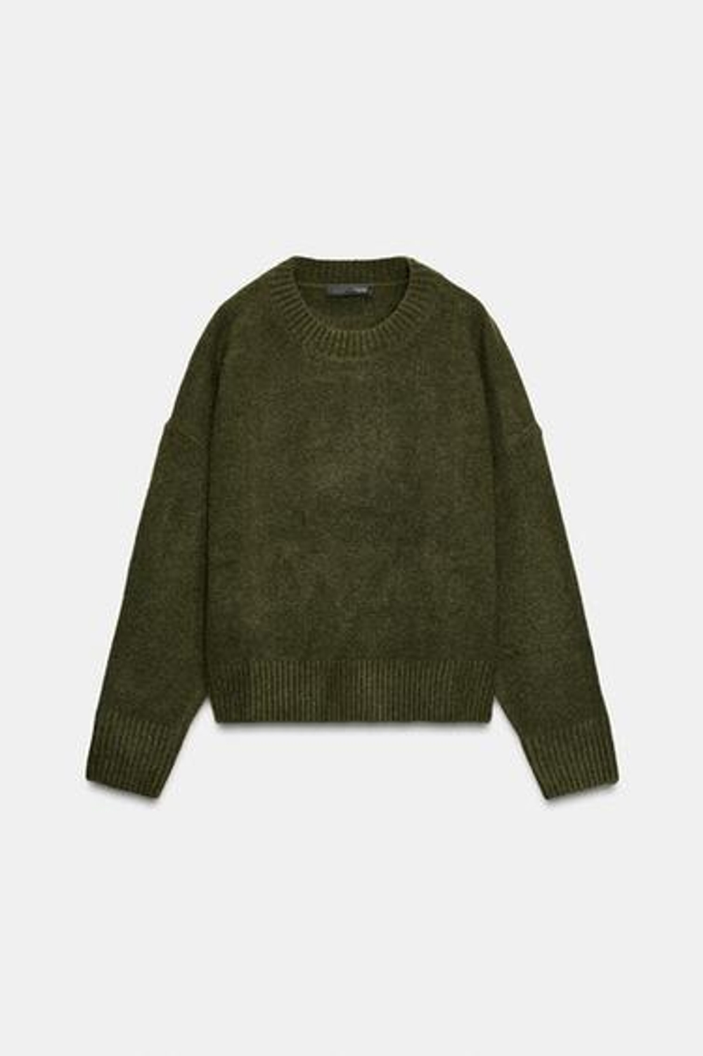 Мягкий трикотажный свитер - ZARA