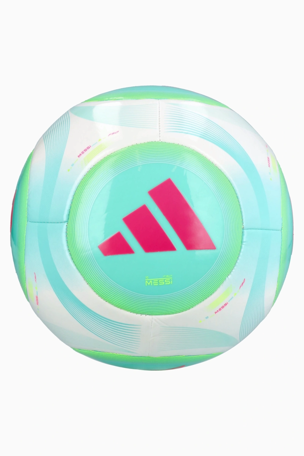 Футбольный мяч adidas Messi Club размер 4 - бирюзовый