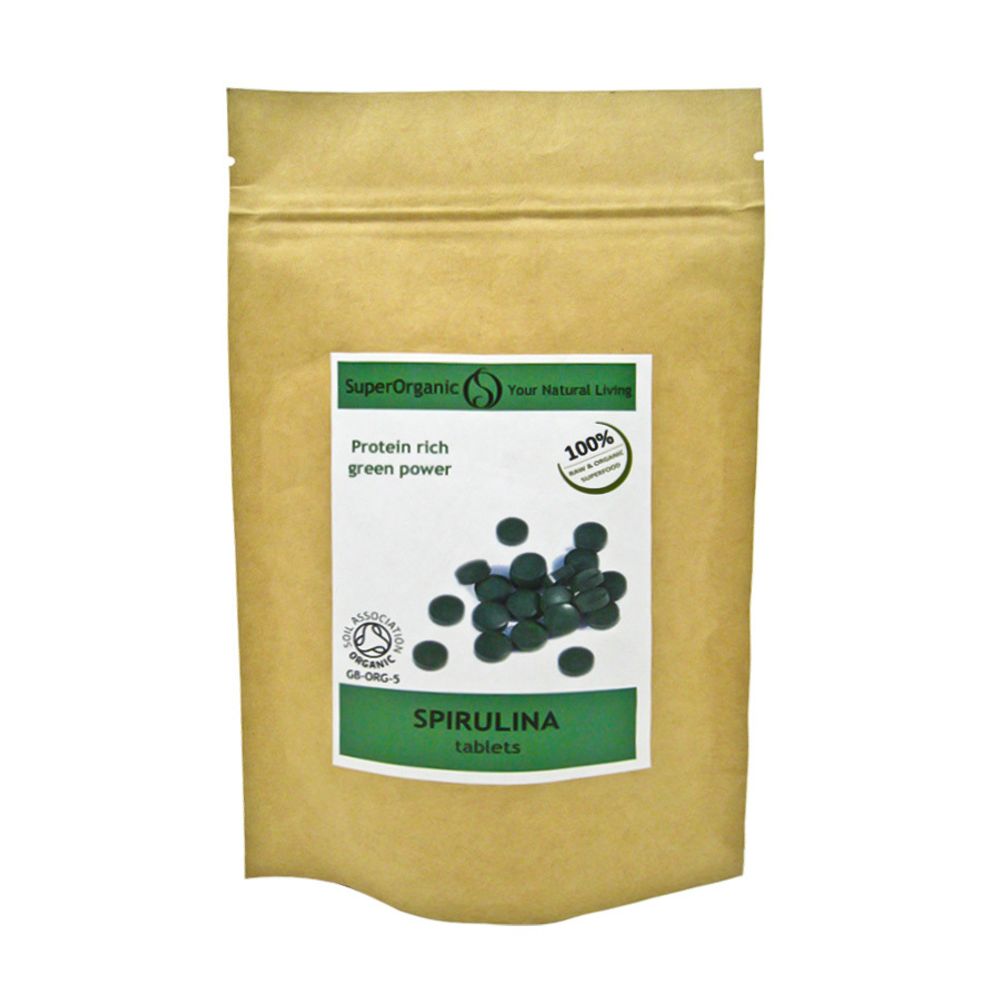 Спирулина SuperOrganic прессованная в таблетки  100 г