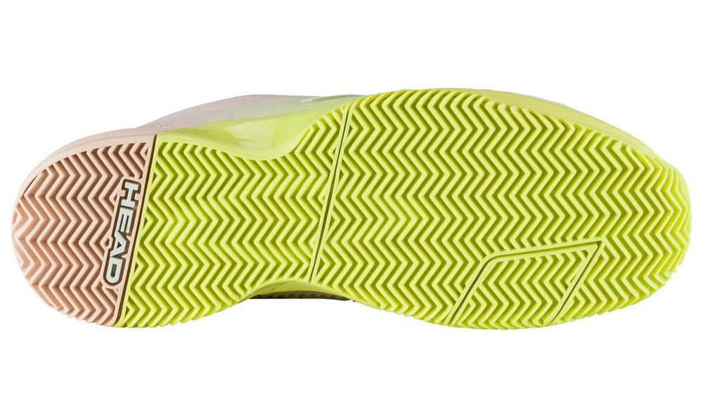 Женские теннисные кроссовки Head Revolt Pro 4.0 Clay - macadamia/lime