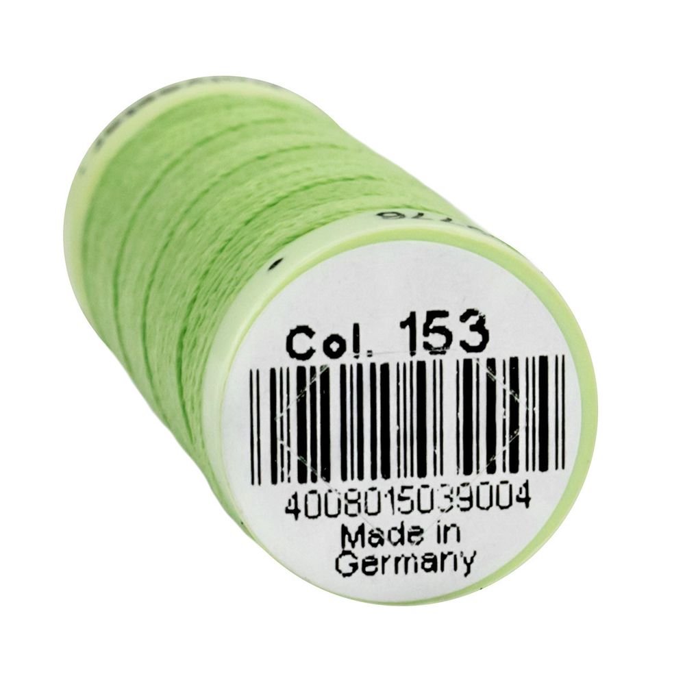 Нитки отделочные Gutermann Top Stitch 30 (30 метров), 5 кат. | 153 салатовый