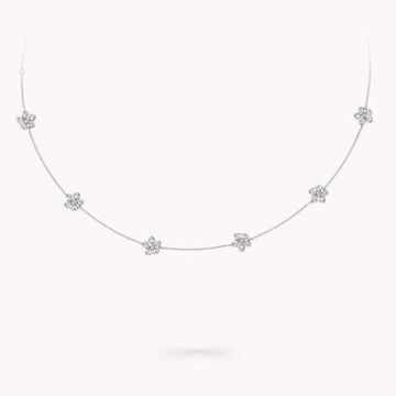 Колье Graff Wild Flower Petite Pavé Diamond Necklace