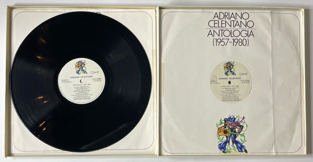 Винтажная виниловая пластинка LP Adriano Celentano Адриано Челентано Antologia (1957-1980) 5LP