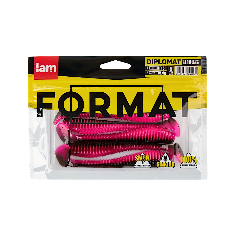 Мягкая приманка IAM Format Diplomat 074мм 2.2г(3.0г) -