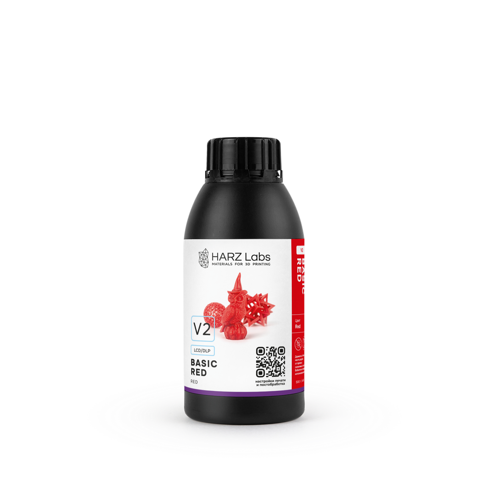 Смола Basic Red V2, цвет Red