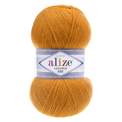 Пряжа Alize (Ализе) Lana Gold 800 / уп.5 мот. по 100 г,730 м, 645