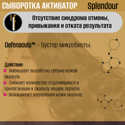 КУРС. Сыворотка OLFACTORIUS против выпадения волос и остановки седины "Splendour" ("Великолепие" с Capixyl 3%, Greyverse 2% и Defensculp 1.5%)