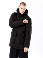Куртка UNAFFECTED Down Hooded Parka Чёрный