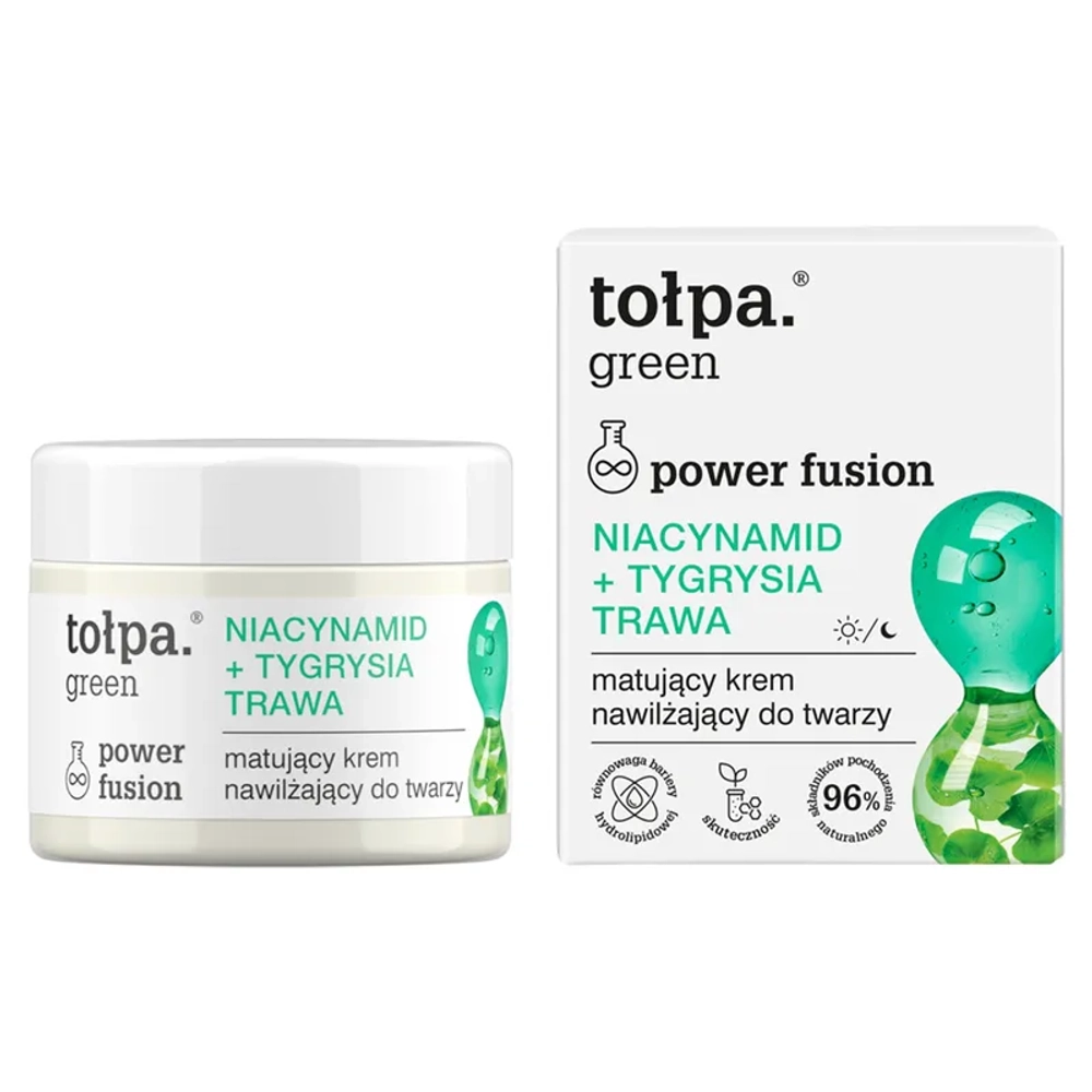 TOLPA GREEN POWER Матирующий увлажняющий крем для жирной и комбинированной кожи 50 мл