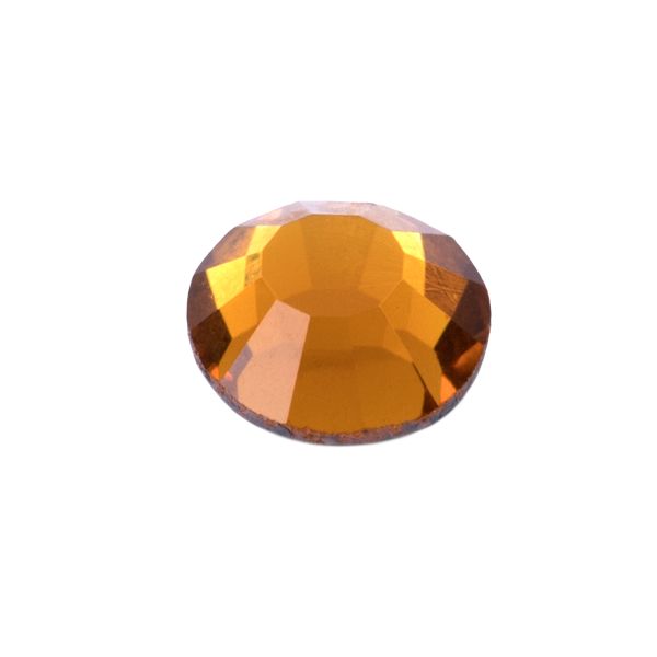 Стразы клеевые стекло 3.9 мм, 5х48 шт, SS16 №15 яр.жёлтый (Topaz), Zlatka ZRTG-1648