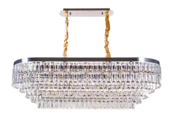 Люстра подвесная NewRgy 2752R/19A CHROME+CLEAR, 19×40 Вт, хромированная и прозрачная