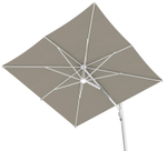 Зонт профессиональный 3х4 м Scolaro Astro Starwhite, белый, серо-коричневый