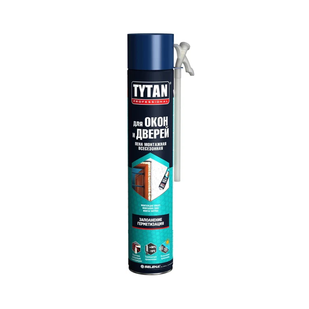 TYTAN Professional Для Окон и Дверей Пена бытовая МОНТАЖНАЯ всесезонная 750 мл TYTAN Professional Для Окон и Дверей Пена бытовая МОНТАЖНАЯ всесезонная 750 мл