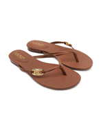 Кожаные вьетнамки LAUREN RALPH LAUREN - коричневый(802896830)