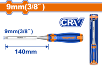 Стамеска 9х140 мм (10/50) WADFOW WWC1209