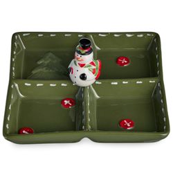 МЕНАЖНИЦА 4 СЕКЦИИ КОЛЛЕКЦИЯ "CHRISTMAS GIFT" 19*19*9,5 СМ