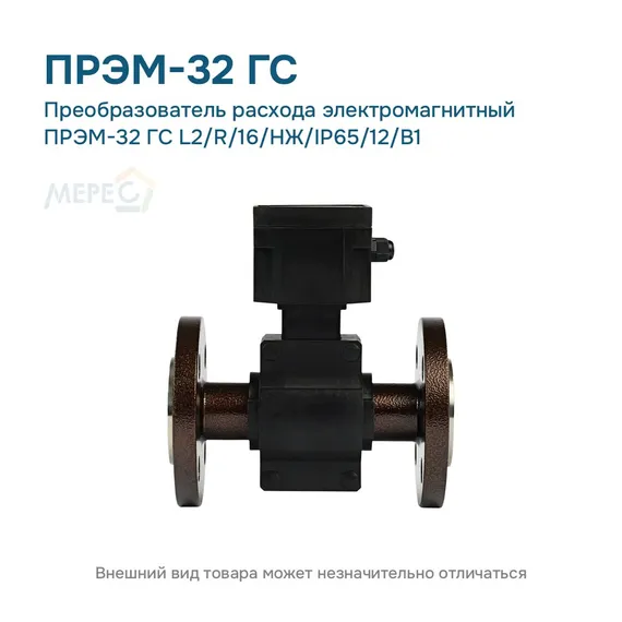 Преобразователь расхода электромагнитный ПРЭМ-32 ГС L2/R/16/НЖ/IP65/12/B1