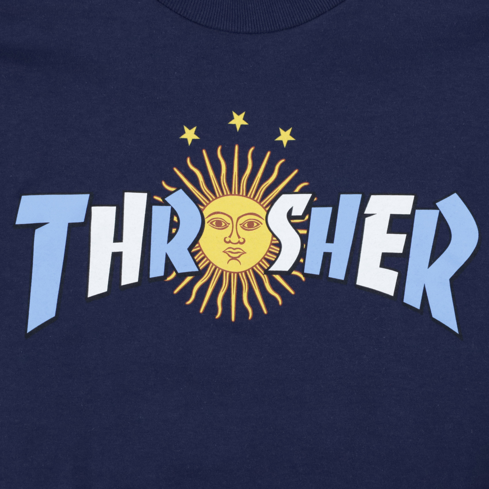 Футболка Thrasher Argentina Estrella T-Shirt (navy) артикул: - купить в магазине Дайс
