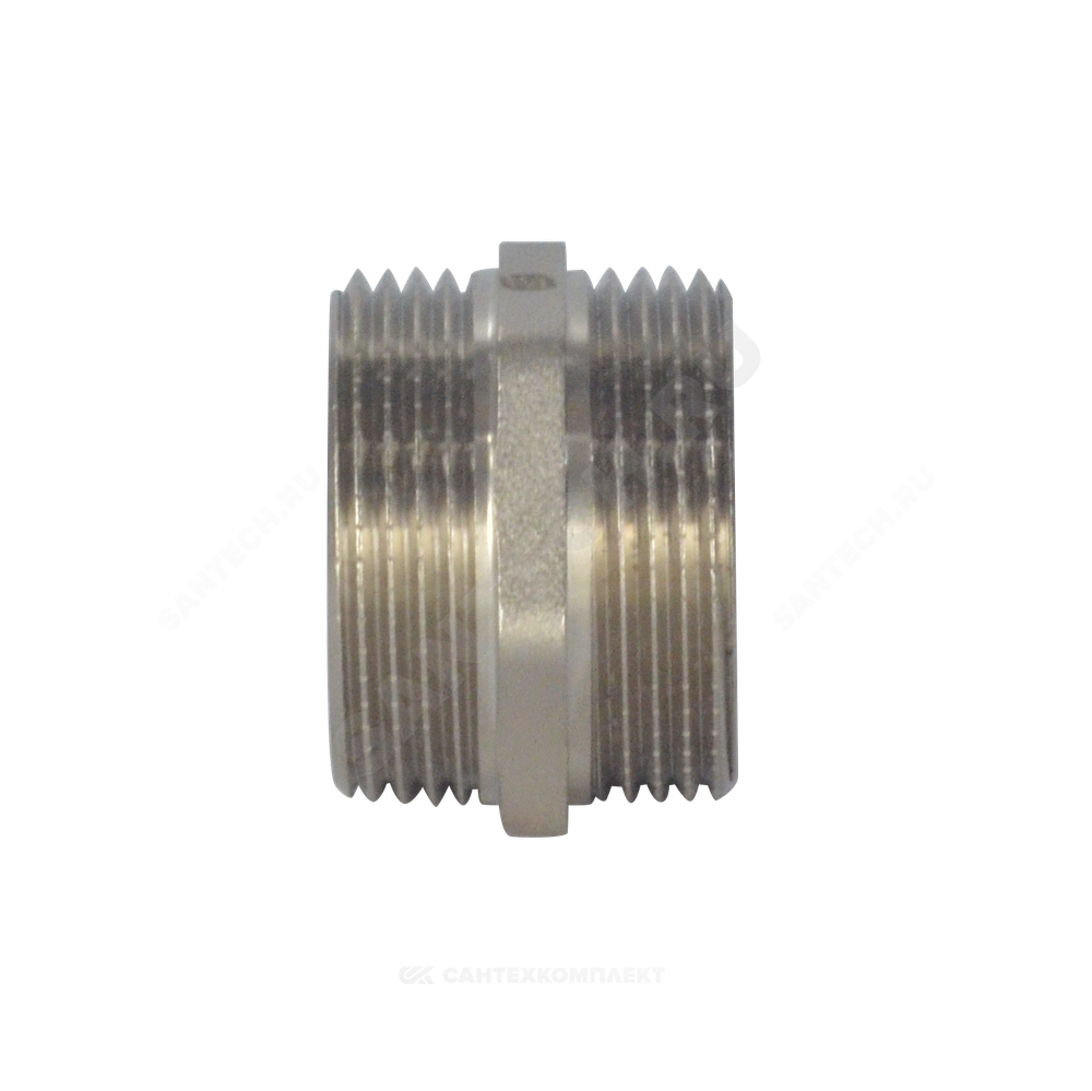 Ниппель латунь никель Ду 25 (1") НР SantechSystems
