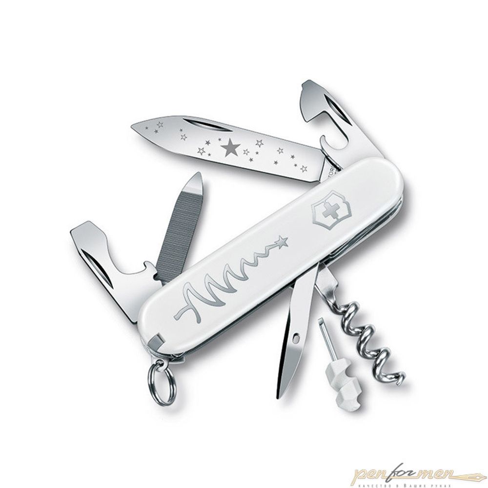 Нож перочинный Victorinox White Christmas SE 2018 84 мм (0.3804.77)
