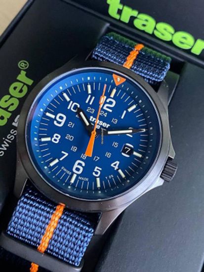 Швейцарские тактические часы Traser P67 Officer Pro Blue 111068
