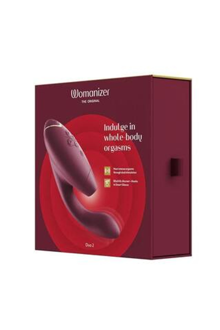 Womanizer Duo 2 – Многофункциональный стимулятор (бордовый)