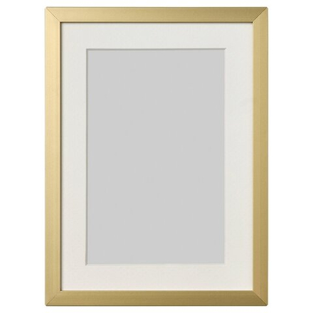 IKEA LOMVIKEN  (ИКЕА ЛОМВИКЕН)  -  Рамка - золотистый цвет 13x18 см