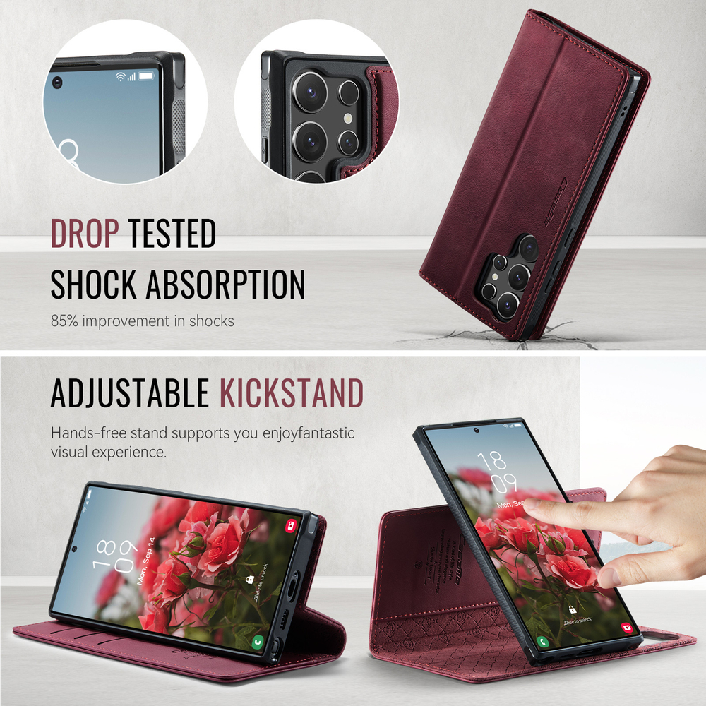 Чехол-кошелек CaseMe 2 in 1 MagSafe Samsung Galaxy S25 Ultra