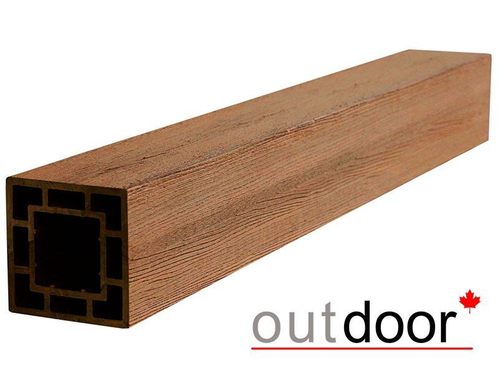 Столб ДПК Outdoor 120*120*3000 мм. СТОРМ дуб