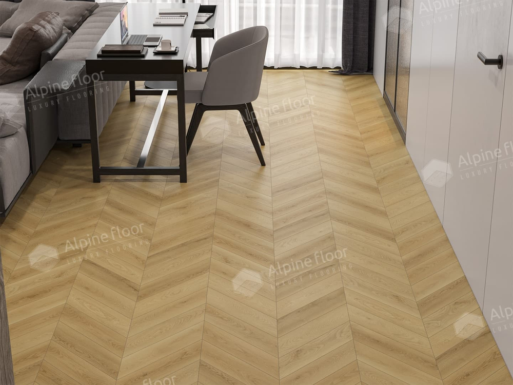 Ламинат Alpine Floor Chevron Art 12 мм Дуб Пиренеи 1.232 м2