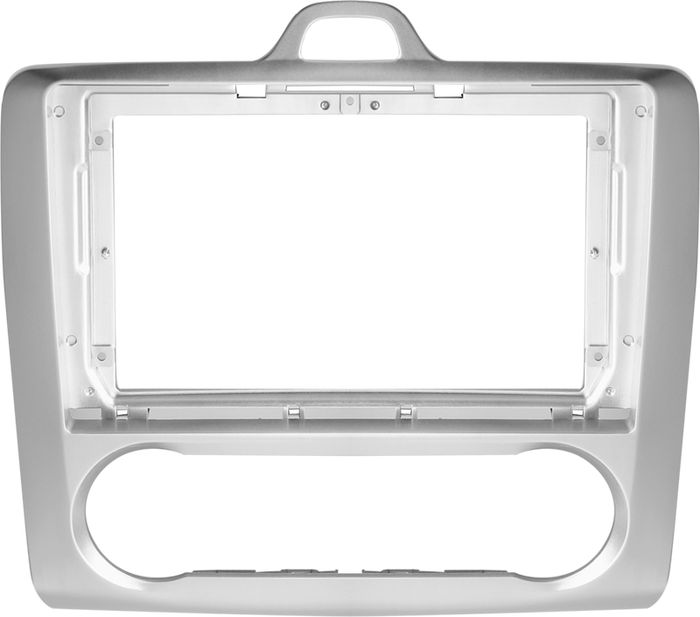Магнитола для Ford Focus 2 2004-2011 (климат, рамка серебро) - Teyes CC4-PRO монитор 9.5" 2K QLED на Android 13, Быстрейшая, Snapdragon 778G, ИИ, CarPlay, DSP, 4G SIM-слот