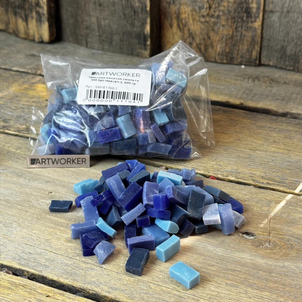 Цветная колотая смальта SM-Set-Heaven-2, 600 гр по лучшей цене
