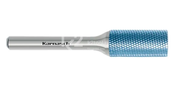 Борфреза твердосплавная Karnasch форма A, 2х11х3х38 мм, насечка HP-11 Micro, покрытие Blue-Tec, арт. 11.6080-010