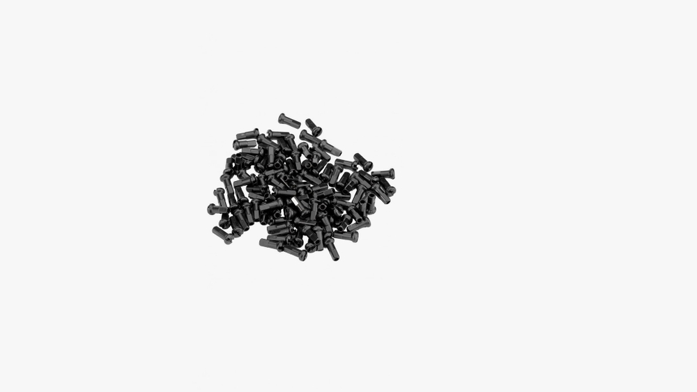 Ниппель SAPIM для велосипедной спицы 14G, латунь, l-14мм, черный (36)
