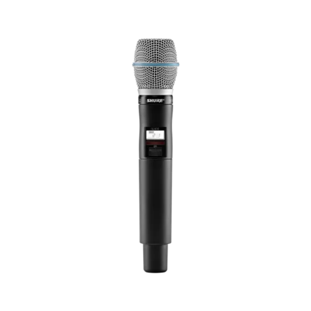 Shure QLXD2/B87A — цифровой ручной передатчик (24 бит, AES-256, до 10 ч работы)