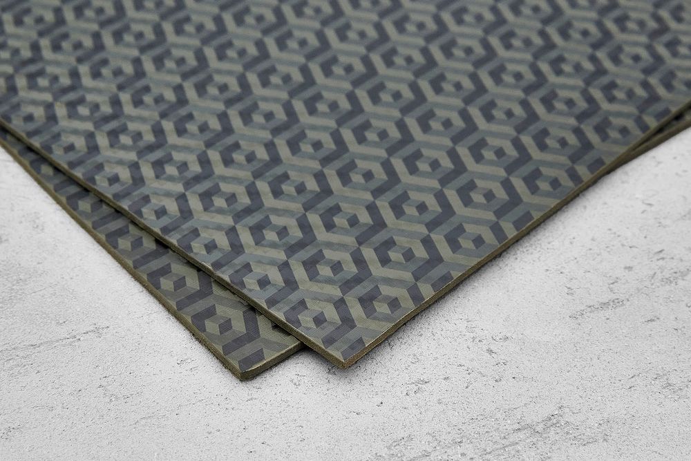 Кайдекс Hex 3D olive 2,03мм, лист 300x200мм