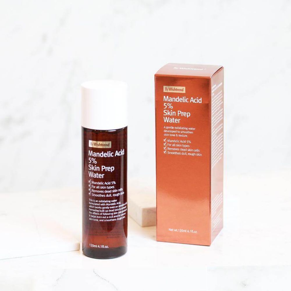 Мягкий тоник-эксфолиант с миндальной кислотой By Wishtrend Mandelic Acid 5% Skin Prep Water 120 мл