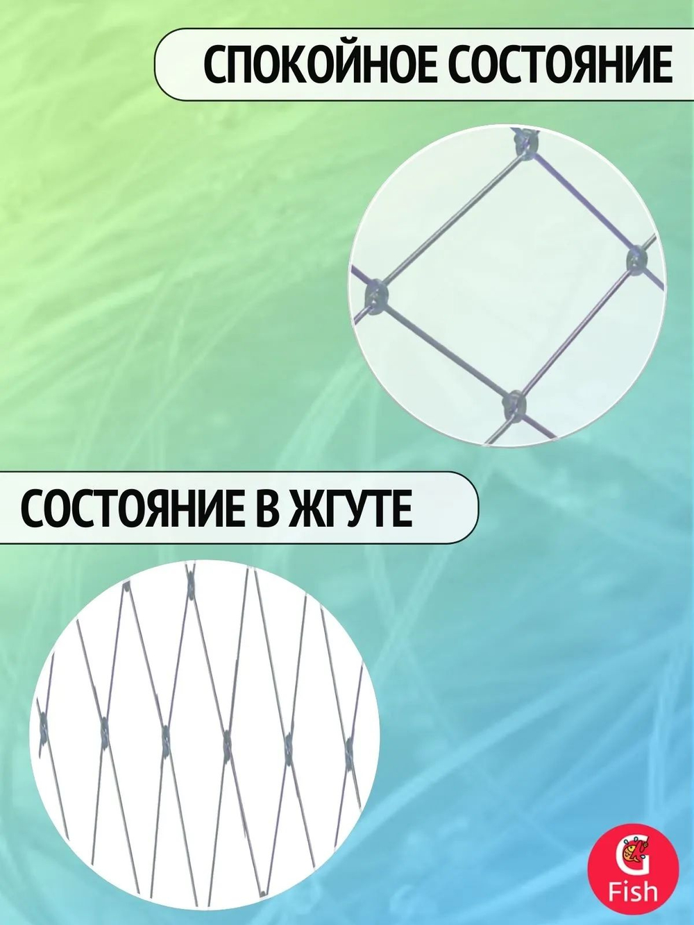 Сетка строительная Momoi Хамелеон леска, толщина 0,50 мм, ячея 60 мм, высота 9,0 м зеленый