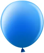 Шар (18''/46 см), Синий, пастель, 1 шт.