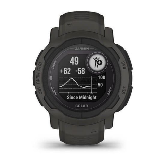 Умные часы Garmin Instinct 2 Solar черный