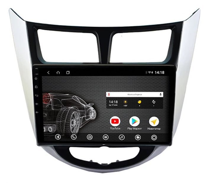 Магнитола для Hyundai Solaris 2010-2016 - AK476R9-MTK Android 10