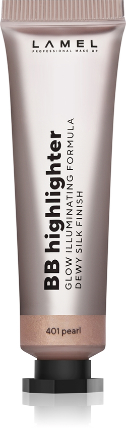 LAMEL Insta BB Highlighter - Розовый крем-хайлайтер оттенок 401 Pearl, 10 ml