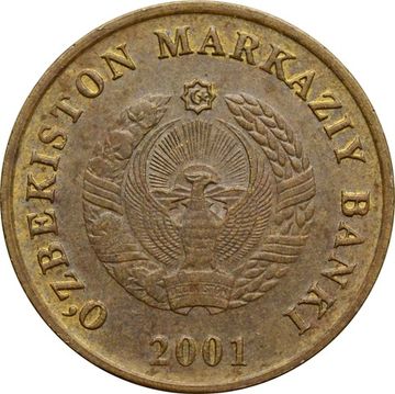5 сум 2001 Узбекистан