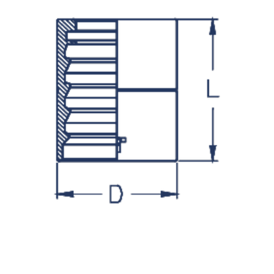 Муфта DN 32 1SN (с зачисткой)