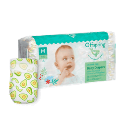 Offspring подгузники, M 6-10 кг. 42 шт. расцветка Апельсины