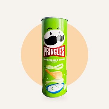 Чипсы Pringles Sour Cream & Onion со вкусом сметаны и лука, 110 г (Китай)